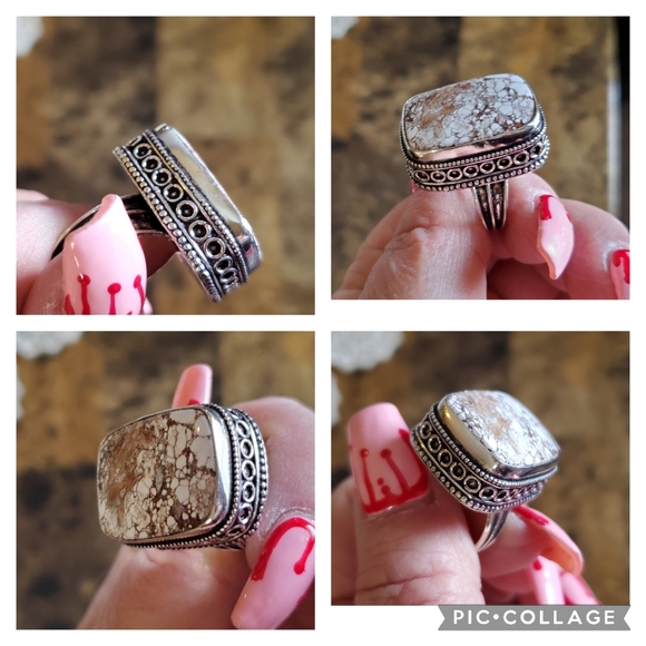 Genuine Huge Wild Horse Ring Size 9 - Picture 5 of 8